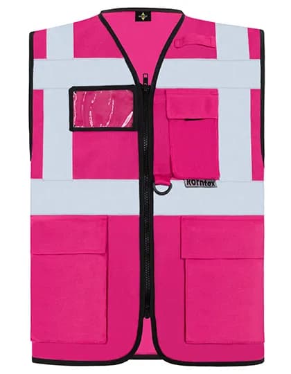 Executive Multifunctional Safety Vest Berlin - Magenta