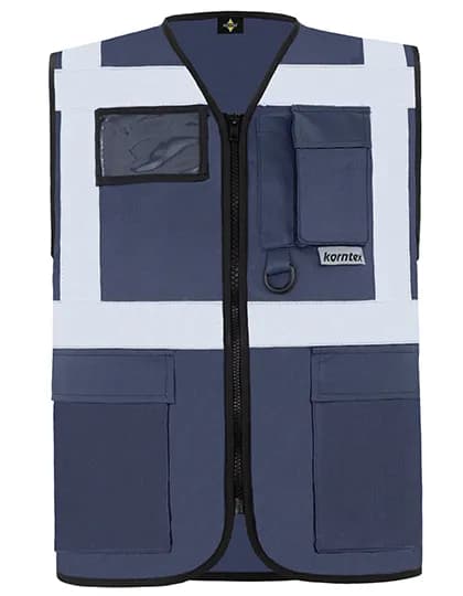 Executive Multifunctional Safety Vest Berlin - Navy