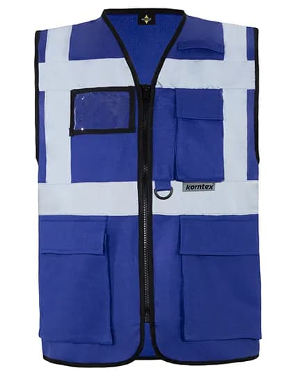 Executive Multifunctional Safety Vest Berlin - Royal Blue