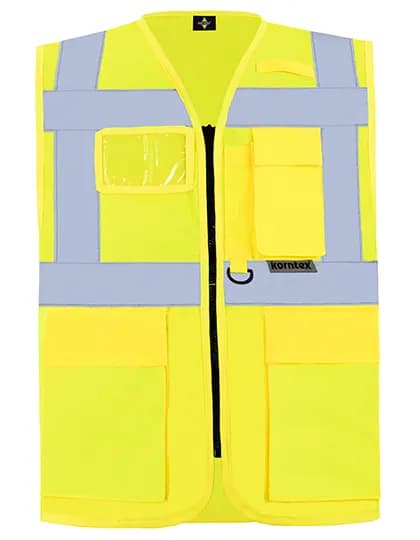 Executive Multifunctional Safety Vest Berlin - Signal Yellow
