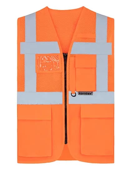 Multifunctional Hi-Vis Mesh-Vest Athens - Signal Orange