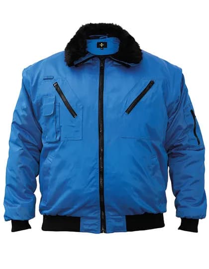 Robust 4-in-1 Workwear Pilot Jacket Oslo - Blue