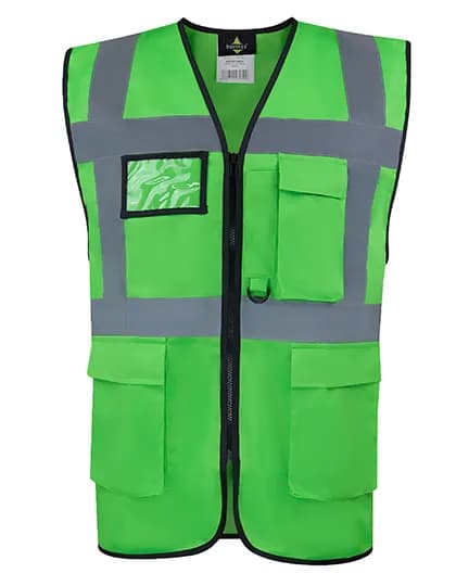CO² Neutral Multifunctional Executive Safety Vest Hamburg - Green