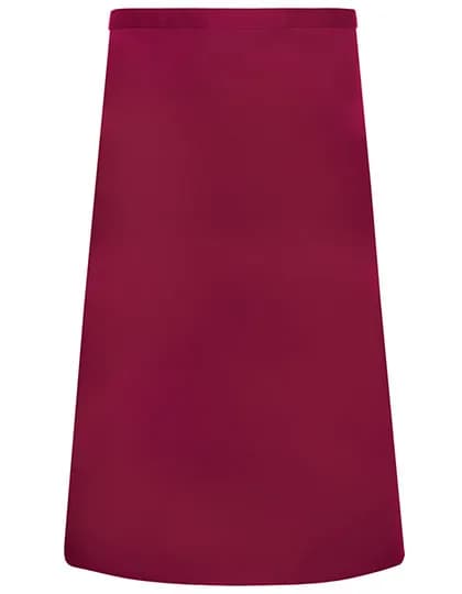 Bistroschürze Basic - Bordeaux (ca. Pantone 209C)