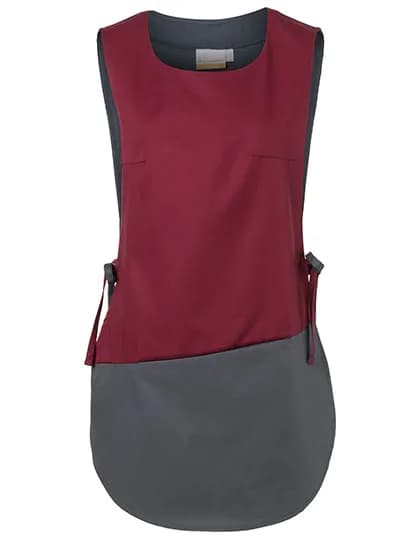 Überwurfkasack Bea - Bordeaux (ca. Pantone 209C)/Anthracite (ca. Pantone 7540C)