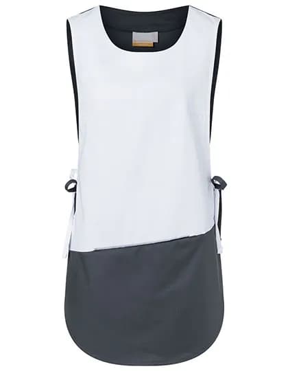 Überwurfkasack Bea - White/Anthracite (ca. Pantone 7540C)