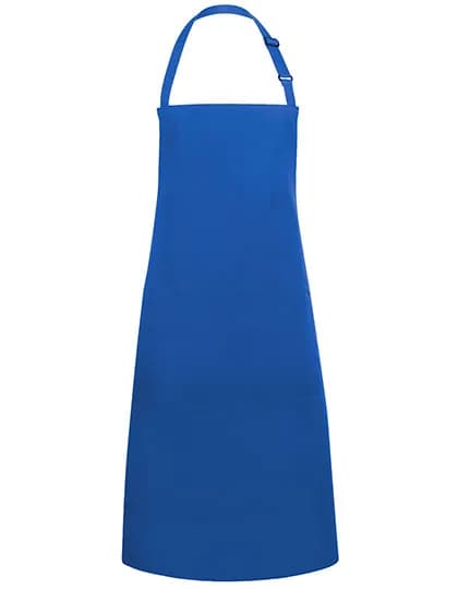 Latzschürze Basic mit Tasche und Schnalle - Blue (ca. Pantone 7686C)