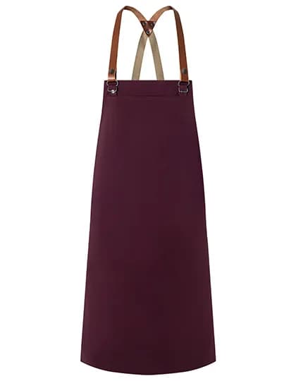 Latzschürze Green-Generation - Aubergine (ca. Pantone 5185C)