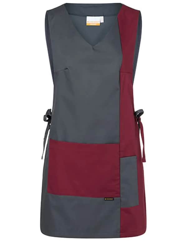 Überwurfkasack Marilies - Anthracite (ca. Pantone 7540C)/Bordeaux (ca. Pantone 209C)