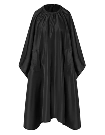 Wasserabweisender Schneideumhang mit Handdurchgriffen - Black (ca. Pantone 419C)