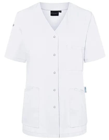 Kurzarm Damenkasack Essential - White