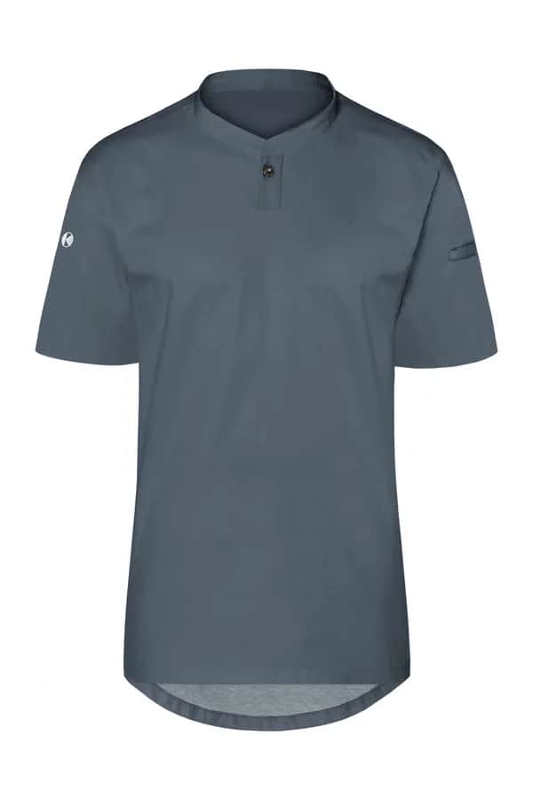 Kurzarm Damen-Arbeitsshirt Performance - Anthracite (ca. Pantone 7540C)