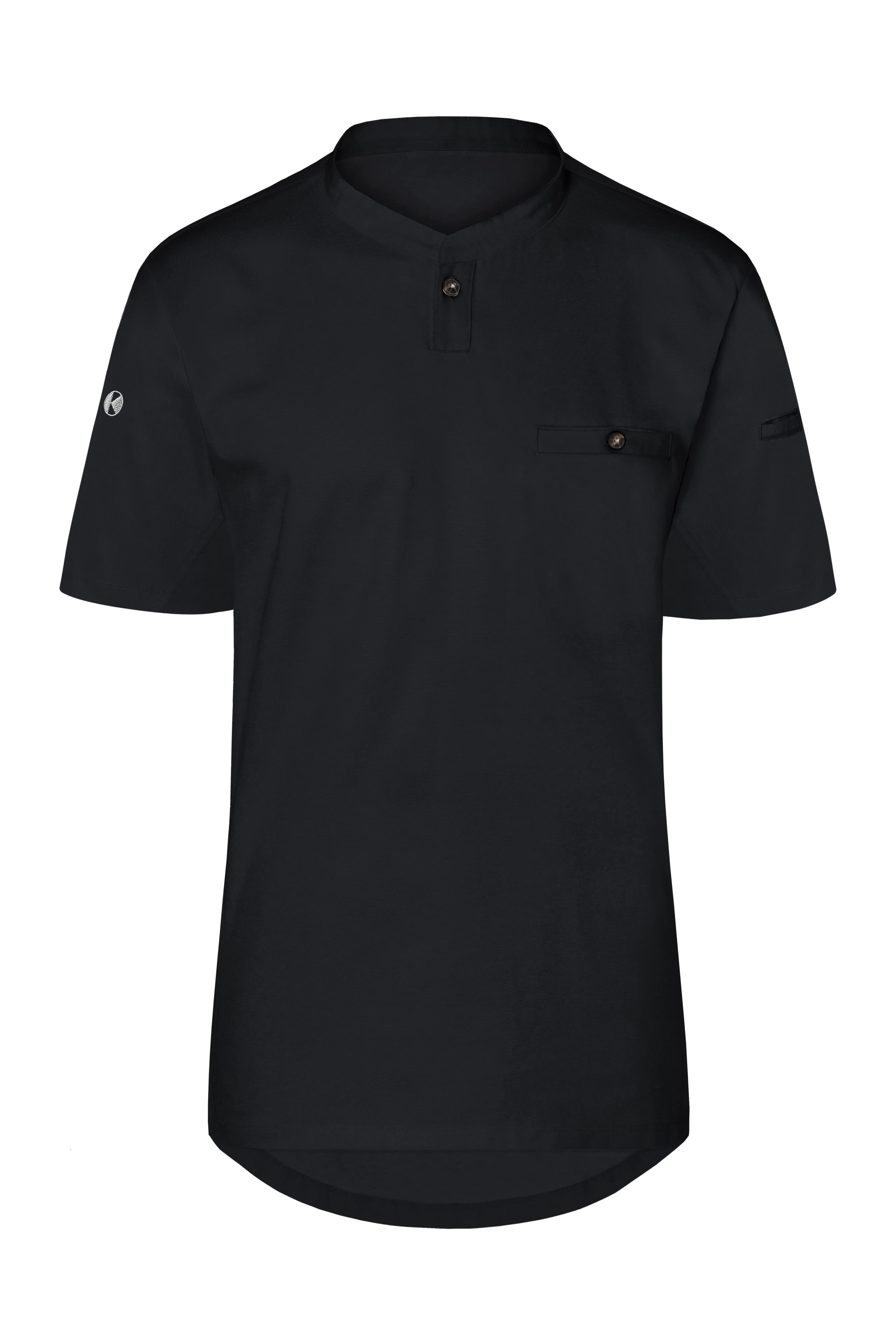 Kurzarm Herren-Arbeitsshirt Performance - Black (ca. Pantone 419C)