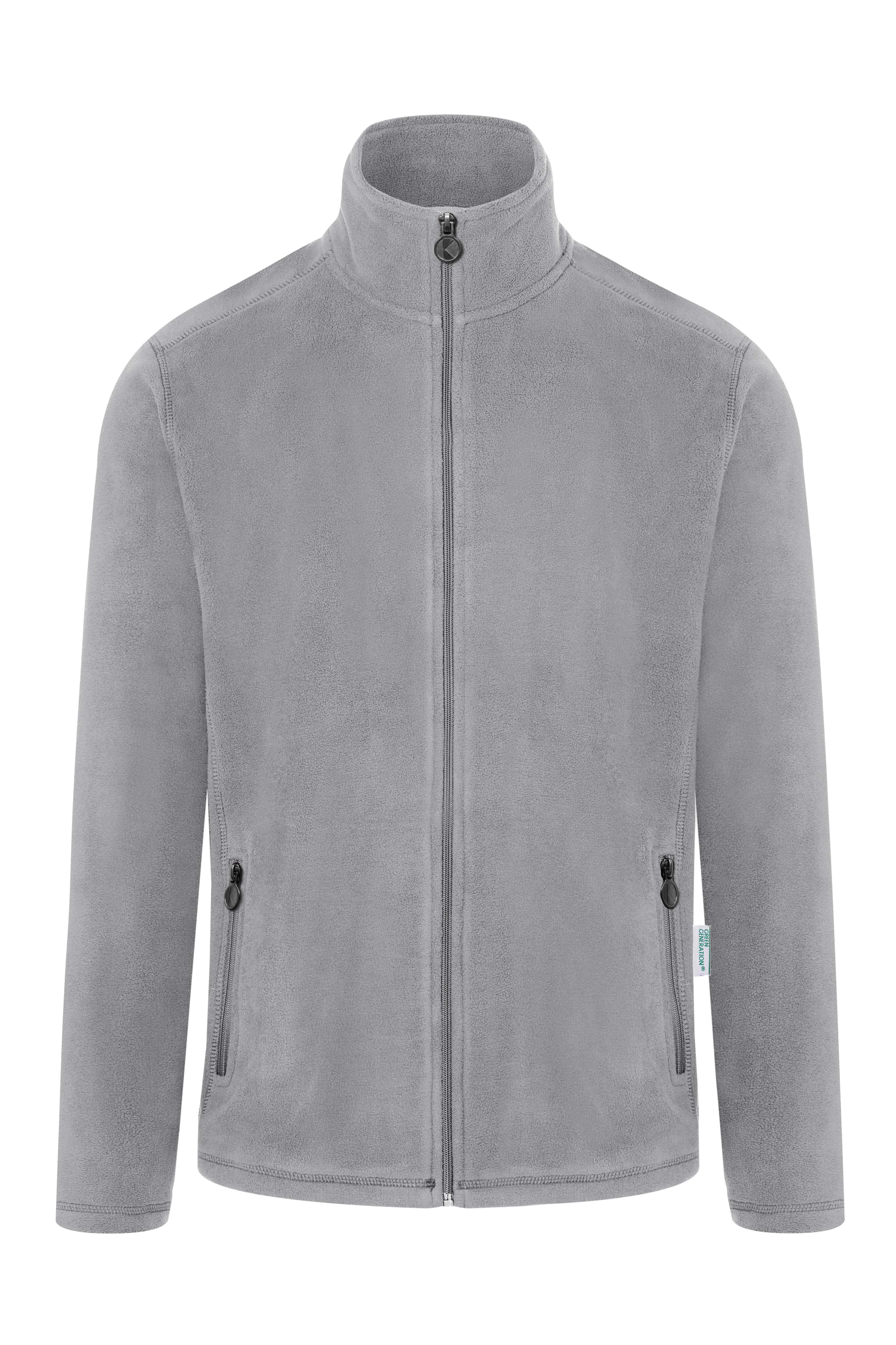 Herren Workwear Fleecejacke Warm-Up - Platinum Grey (ca. Pantone 4283C)