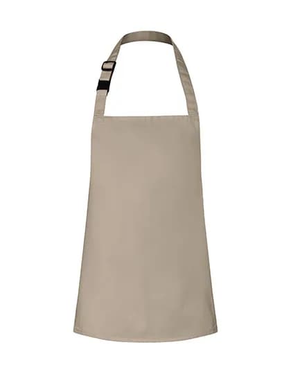 Kinderlatzschürze Basic mit Schnalle - Sand (ca. Pantone 7529C)