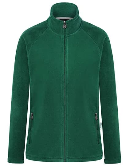 Damen Workwear Fleecejacke Warm-Up - Forest Green (ca. Pantone 554C)