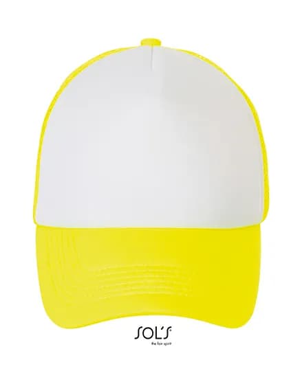 Bubble Cap - White/Neon Yellow
