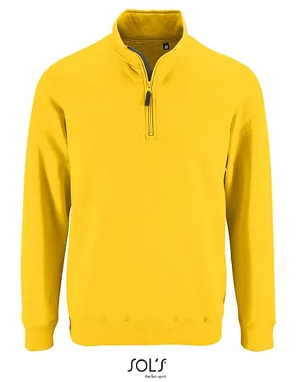 Men´s Zip High Collar Sweatshirt Stan - Gold