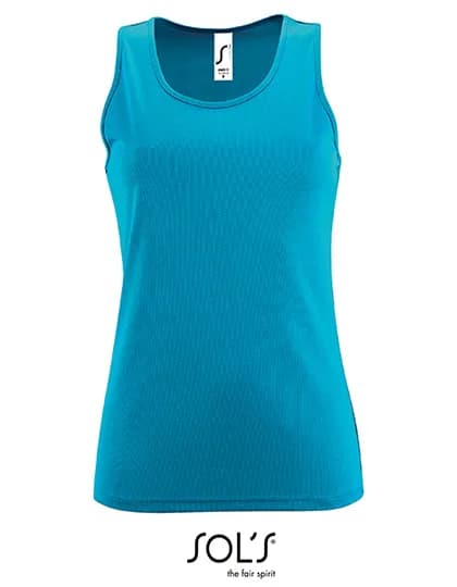 Women´s Sports Tank Top Sporty - Aqua