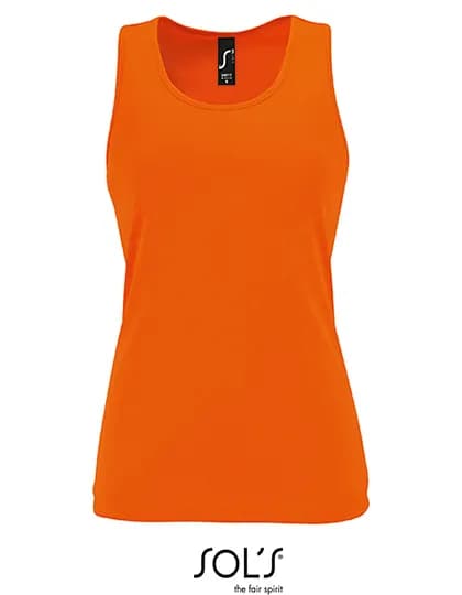 Women´s Sports Tank Top Sporty - Neon Orange