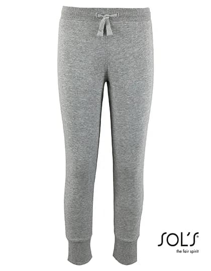 Kids´ Slim Fit Jogging Pants Jake - Grey Melange
