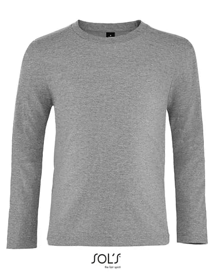 Kids´ Imperial Long Sleeve T-Shirt - Grey Melange