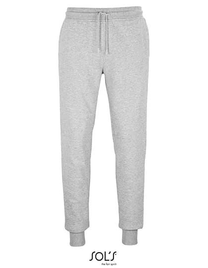 Unisex Jumbo Fleece Jog Pants - Grey Melange