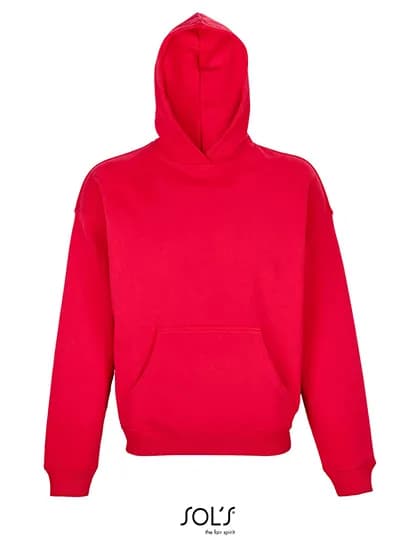 Unisex Connor Oversized Hoodie - Bright Red