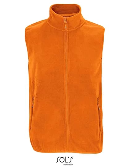 Unisex Factor Zipped Fleece Bodywarmer - Orange