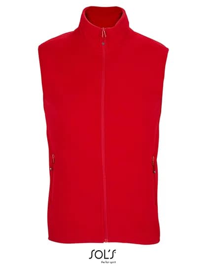 Unisex Factor Zipped Fleece Bodywarmer - Red