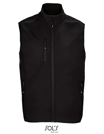 Men´s Falcon Zipped Softshell Bodywarmer - Black