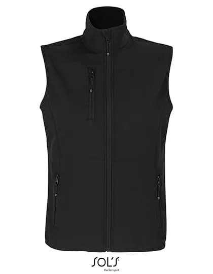 Women´s Falcon Zipped Softshell Bodywarmer - Black