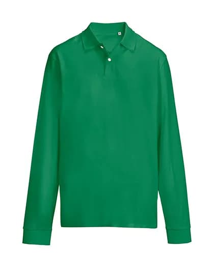 Unisex Pacific Polo Shirt Longsleeve - Kelly Green