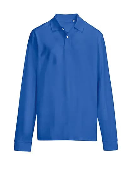 Unisex Pacific Polo Shirt Longsleeve - Royal Blue 241