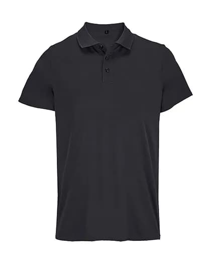 Unisex Pitcher Sports Polo Shirt - Black