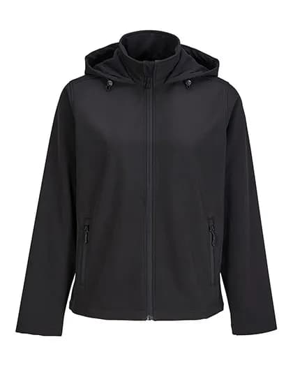Women´s Race Softshell Hooded Jacket - Black