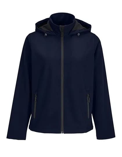 Women´s Race Softshell Hooded Jacket - French Navy