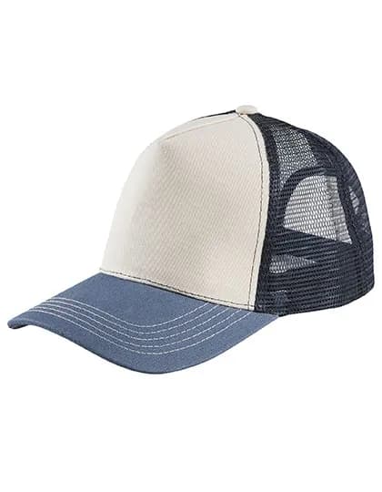 Five Panel Cap Blink - Off White/Denim/French Navy