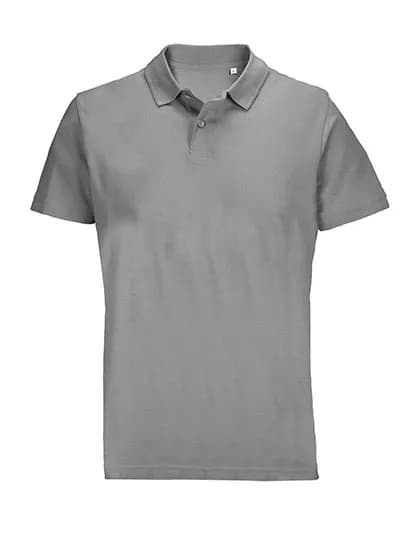 Unisex Pulse Polo Shirt - Grey Melange