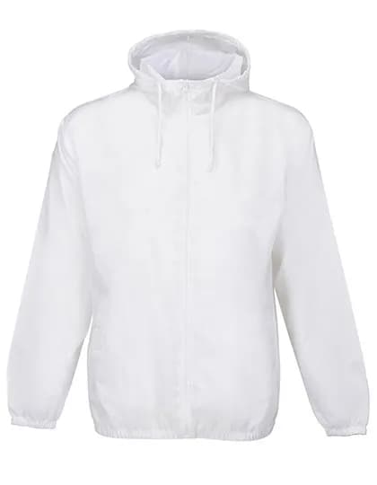 Unisex Windbreaker Shield - White
