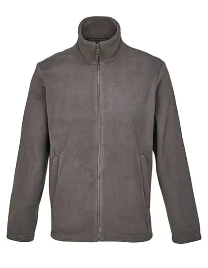 Unisex Microfleece Full-Zip Jacket Nitro - Charcoal Grey Melange
