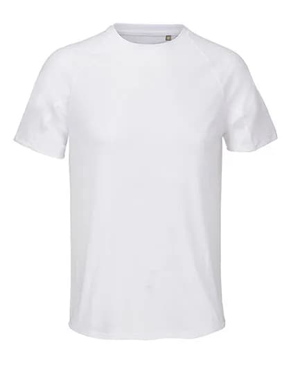 Men´s Raglan Sleeve T-Shirt Vortex - White