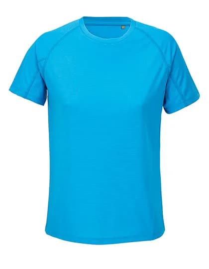 Women´s Raglan Sleeve T-Shirt Vortex - Aqua