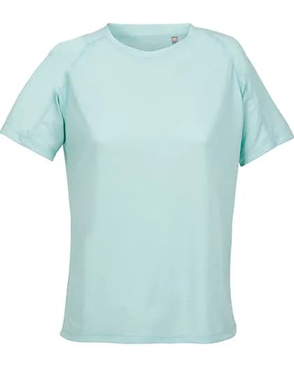 Women´s Raglan Sleeve T-Shirt Vortex - Arctic Blue