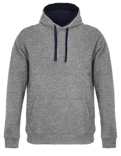 Unisex Hooded Sweatshirt Cameron - Grey Melange/French Navy