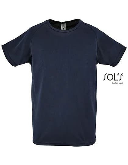 Kids´ Raglan Sleeved T-Shirt Sporty - French Navy
