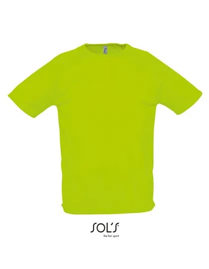 Men´s Raglan Sleeves T Sporty - Neon Green