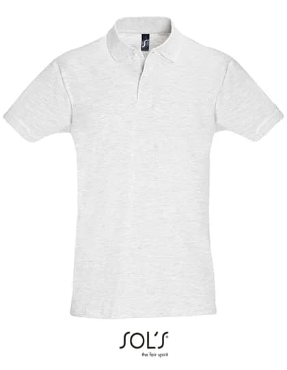 Men´s Polo Shirt Perfect - Ash (Heather)