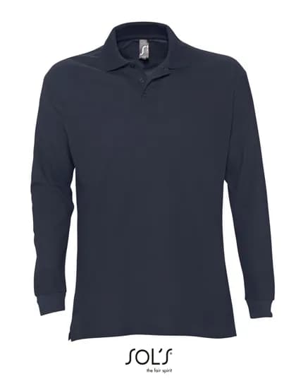 Long Sleeve Polo Star - Navy