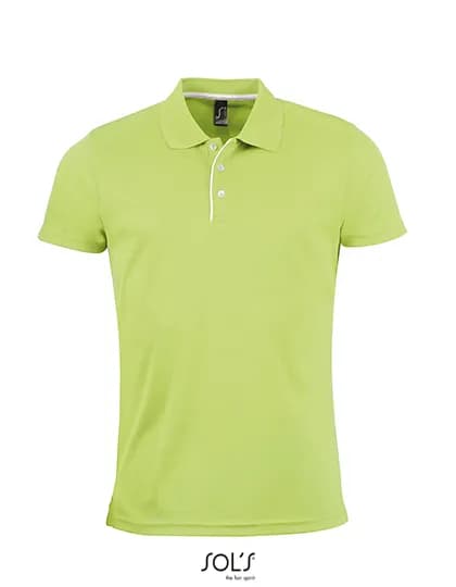 Men´s Sports Polo Shirt Performer - Apple Green